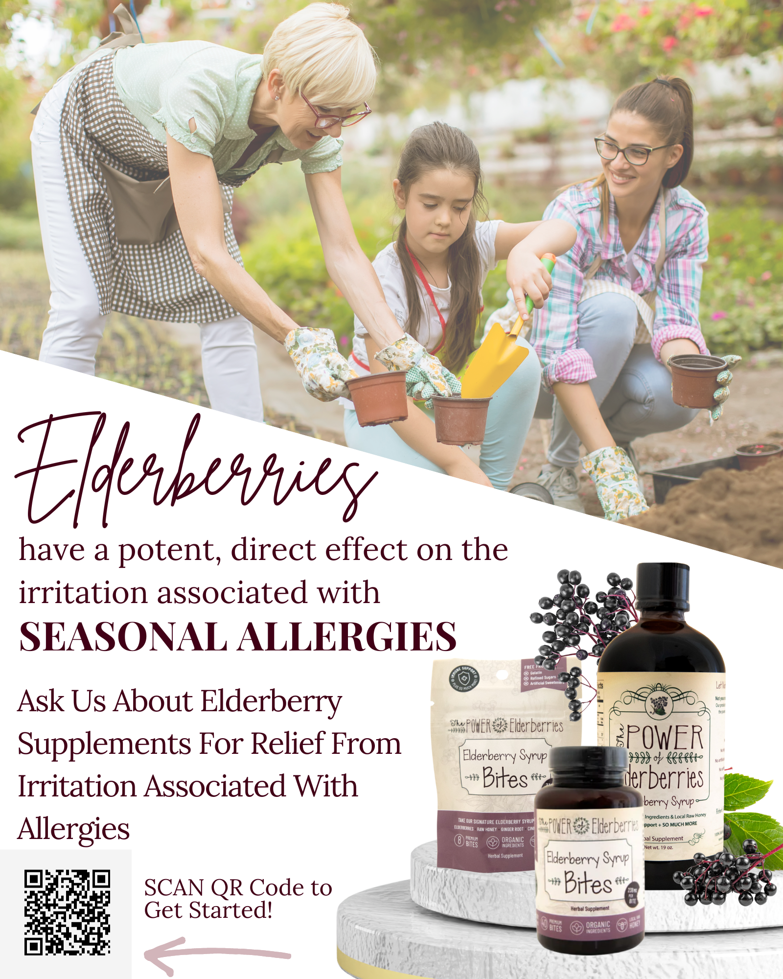 Elderberry and Seasonal Allergies: Embracing the Power of Elderberries for All Ages