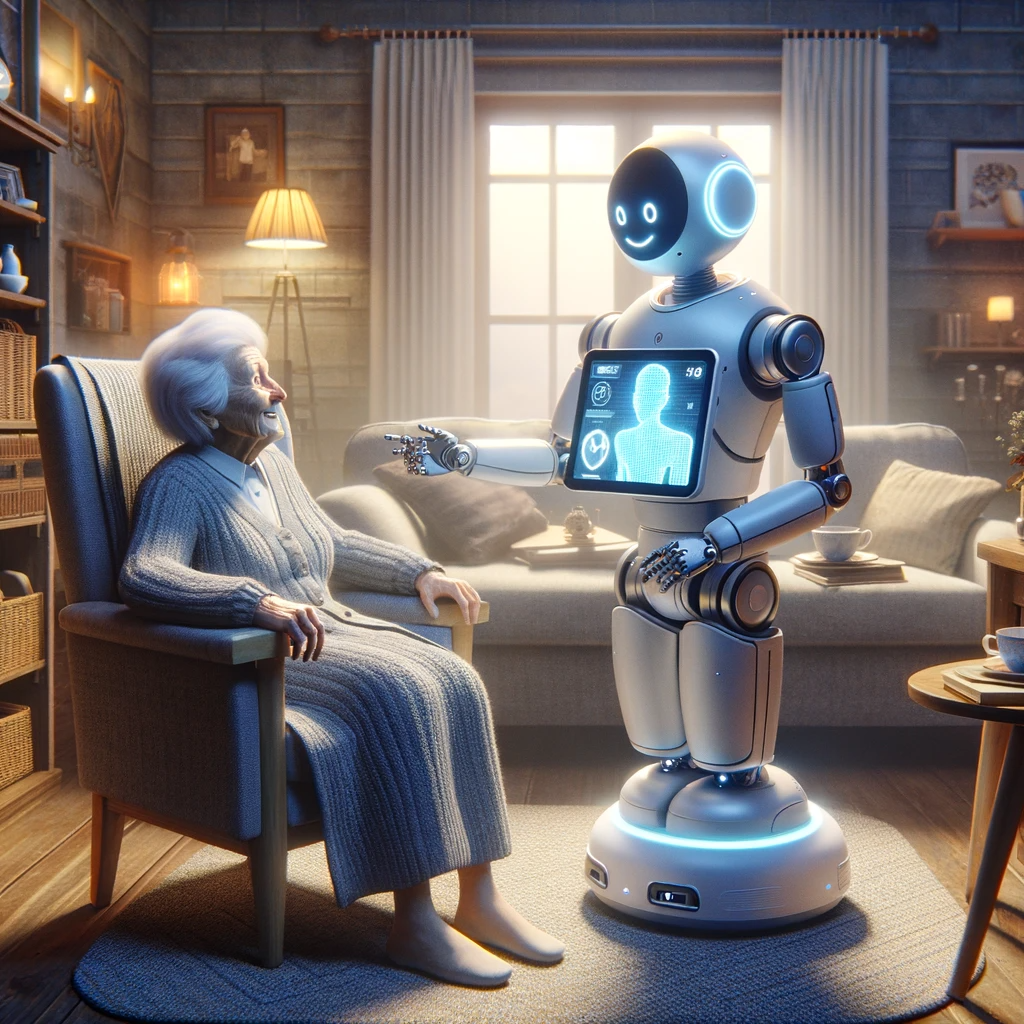 Robots store for seniors