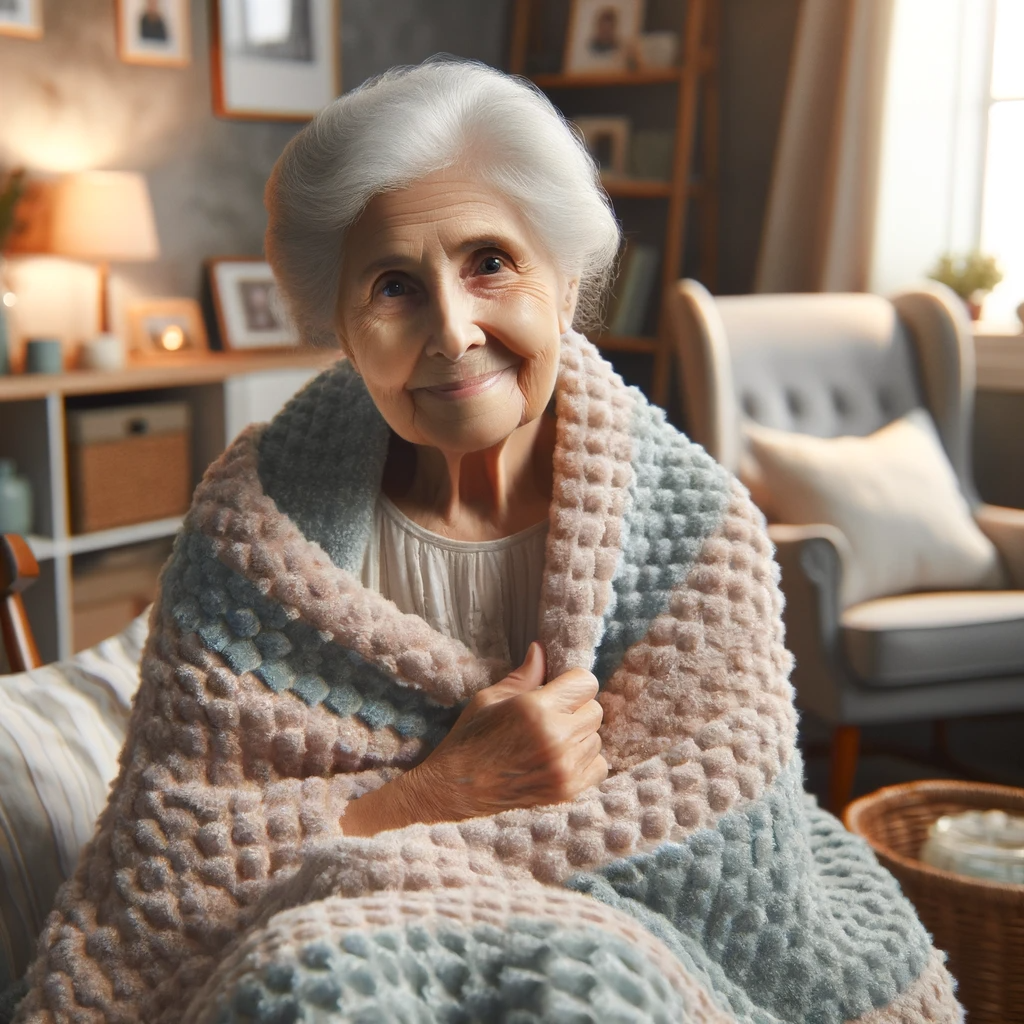 Enhancing WellBeing of Dementia Patients Weighted Blankets