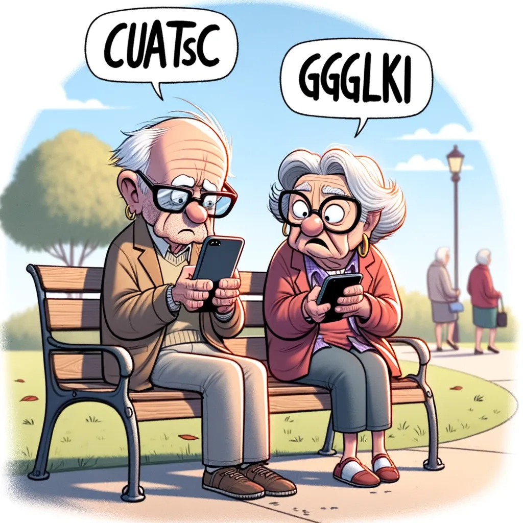Seniors Texting Humor: CUATSC Because GGLKI