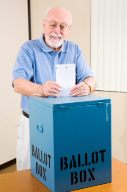 Seniors and Voting : Miss Alma Says "Get Out to Vote"